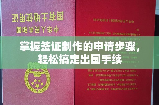 襄汾掌握签证制作的申请步骤，轻松搞定出国手续