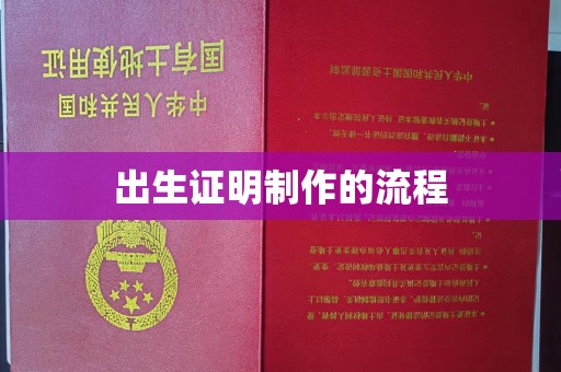 襄汾出生证明制作的流程